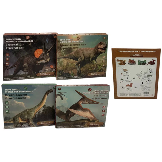 3D PUZZLES SHAPED DINOSAURS