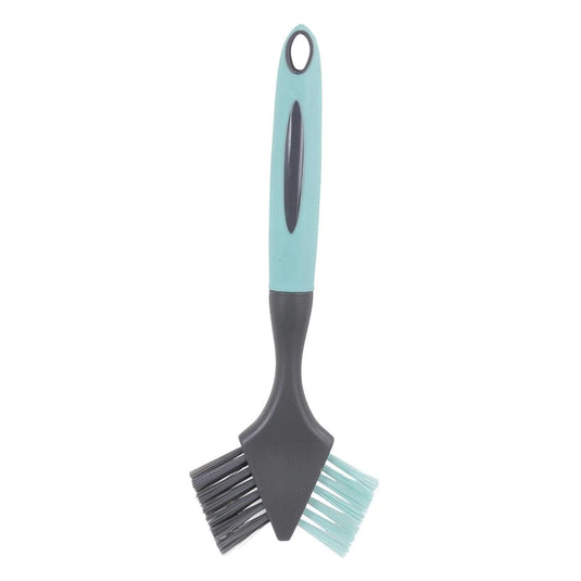 H.E. Dual Side Tile and Grout Brush L:9.2", Tie on Card