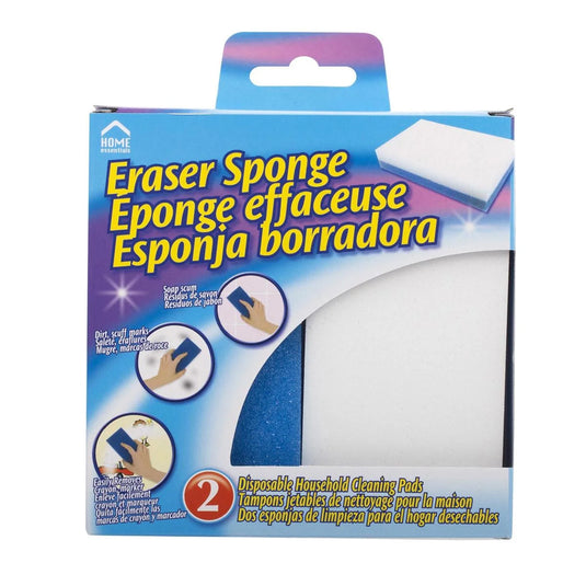 H.E. 2-pc Eraser Sponges, col. box (HZ)