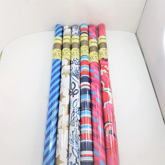 WRAP ROLL PAPER Adult Asstd 12.5SQFT