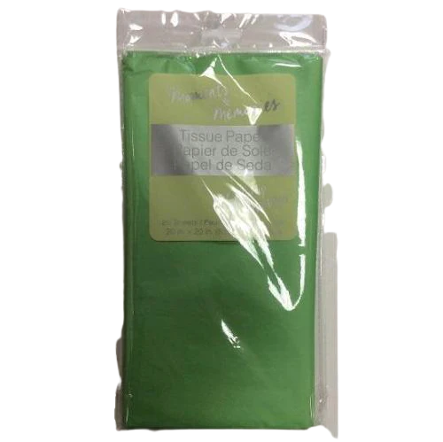 TISSUE WRAP EVERYDAY 20PCS LIME GRN