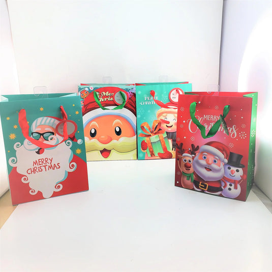 GIFT BAG CMAS Santa/Snowman Asst Med
