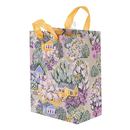 Paper T., Med Gift Bag, Cottages, Matte 157GSM, Tag +j-hook