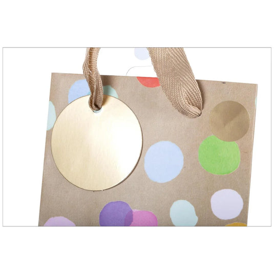 Paper T., Bottle Gift Bag, Confet, Matte157GSM, HS Tag +j-hook