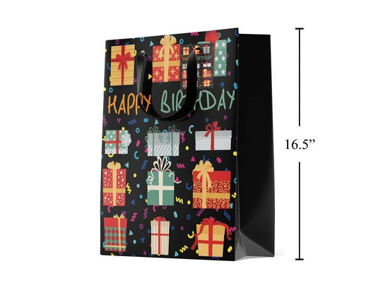 Paper T., Jumbo Gift Bag, Bday Gifts, Matte,