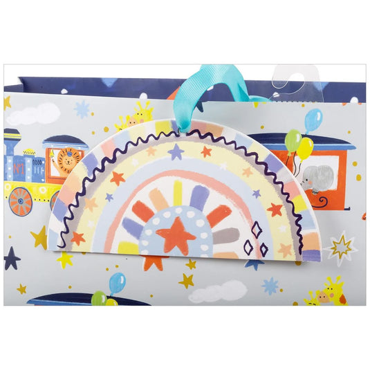 Paper T., Jumbo Horiz. Gift Bag, Circus, Matte 157GSM, Tag +j-hook