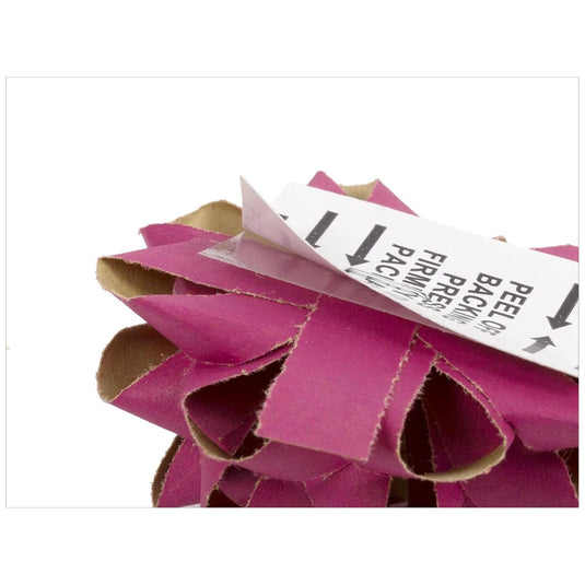 2pcs Kraft 2.5" Star Bow, w/1pc 10M Ribbon Spool