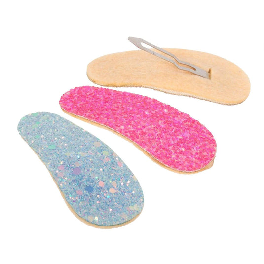 Stylin G, 3-pc Glitter Snap Barrette, each 6x2.5cm, h/c
