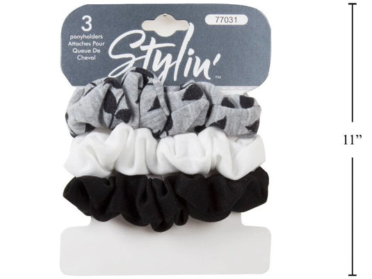 Stylin, 3-PC Ponyholders, Grey h/c