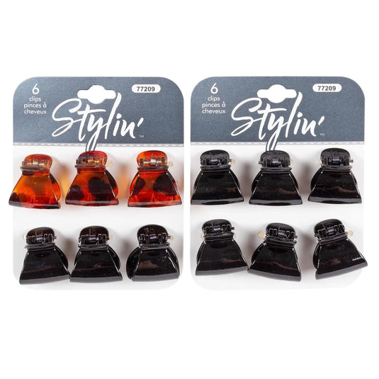 Stylin, 6p Mini Claw Clip, header card
