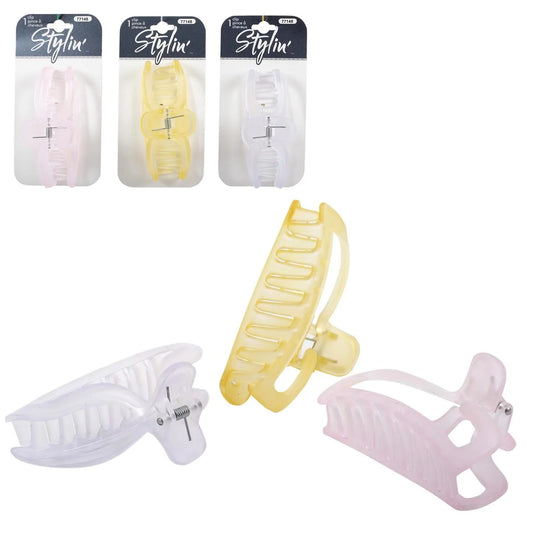 Stylin Transparent Claw Clips header card
