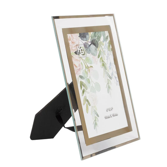 KG Kailey 4X6" Glass Frame W/SILVER (AZ)