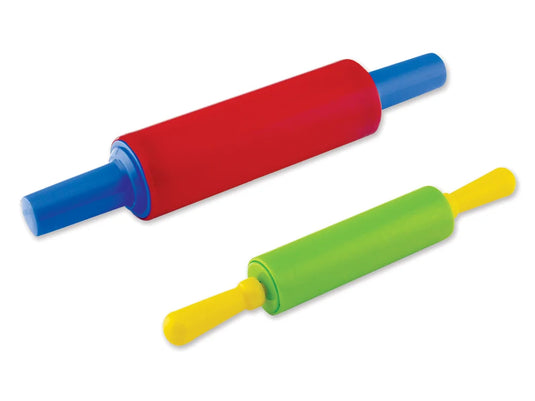 Krafty Kids: Lil' Artist Clay-Dough Tools- Rolling Pins x2 8.3"+7"