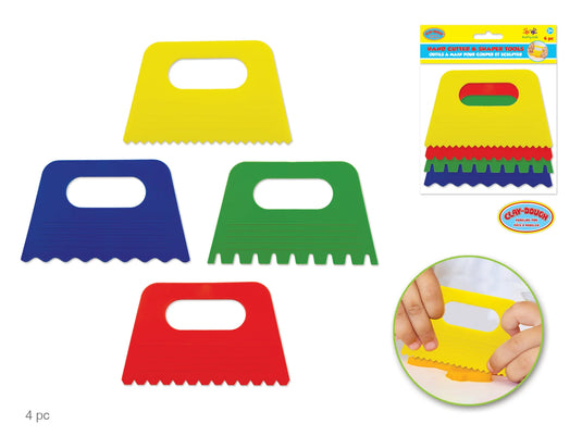Krafty Kids: Lil' Artist Clay-Dough Tools- Hand Cutter/Shaper x4 5.9x2.75"