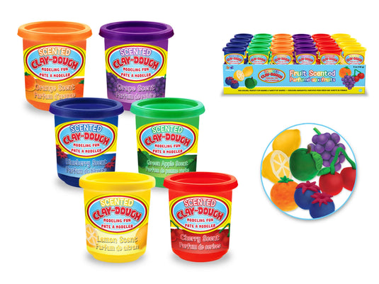 Krafty Kids: 5oz Specialty Clay-Dough Tubs B) Fruit Scented Dough