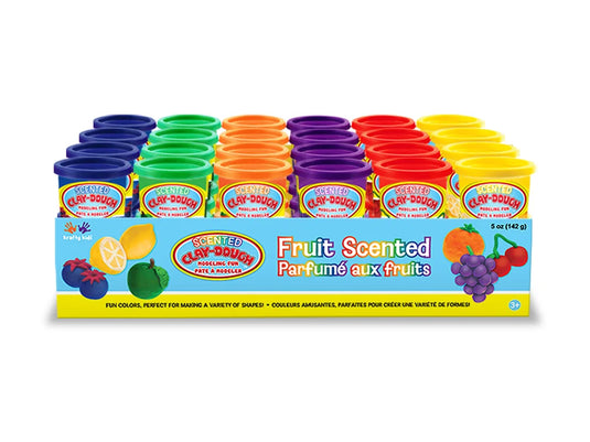 Krafty Kids: 5oz Specialty Clay-Dough Tubs B) Fruit Scented Dough