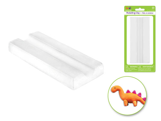 Krafty Kids: Modelling Clay 190g Solid Colors G) White