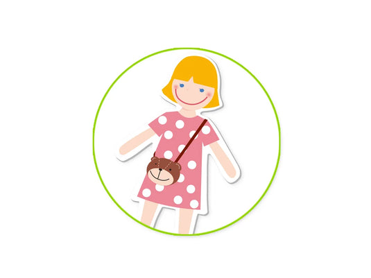 Krafty Kids: Paper Shapes DIY Large A) Girl