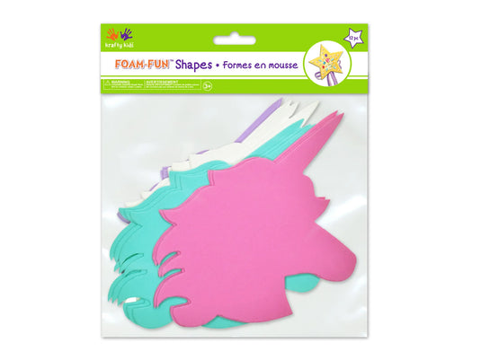 Krafty Kids: 6" Foam Shapes M) Unicorn