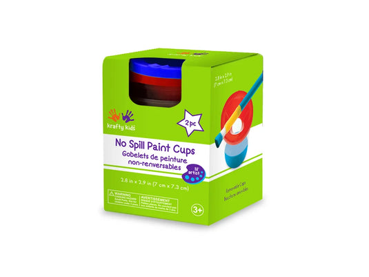 Krafty Kids: Lil' Artist Less-Of-A-Mess Brush Washer Cups/Paint Pots