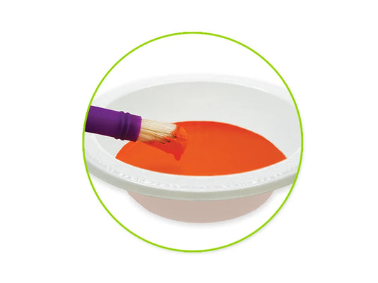 Krafty Kids: Less-Of-A-Mess Paint Bowls x10 Mixing/Rinsing