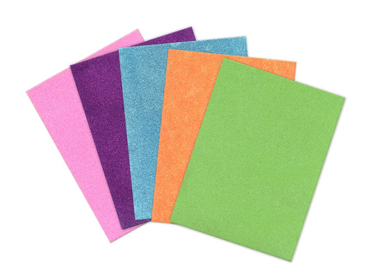 Krafty Kids: 9"x12" Foam-Fun Glitter Sheets A) Imagine