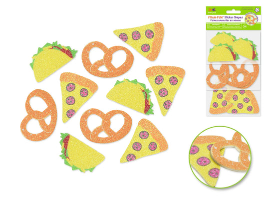 Krafty Kids: 3D Foam-Fun Glitter Stickers I) Food Truck Treats
