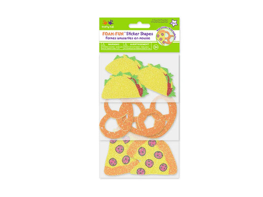 Krafty Kids: 3D Foam-Fun Glitter Stickers I) Food Truck Treats