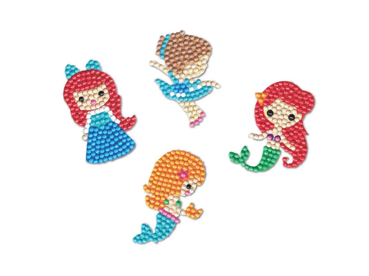 Krafty Kids Kit: Diamond Painting DIY Sticker Kit 2Shts C) Mermaid