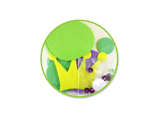 Krafty Kids Kit: DIY Foam-Fun Character Kit (makes 1) E) Frog