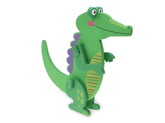 Krafty Kids Kit: DIY Foam-Fun Standing Kit (makes 1) E) Crocodile