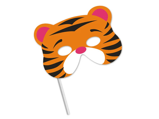 Krafty Kids Kit: DIY Foam Character Mask w/Prop Stand E) Tiger