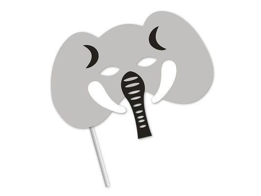 Krafty Kids Kit: DIY Foam Character Mask w/Prop Stand F) Elephant