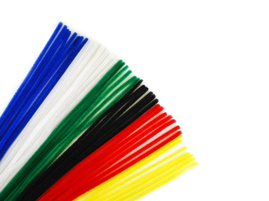 Chenille Stems: 6mmx30cm 40/pk Pipe Cleaners I) Multi Mix