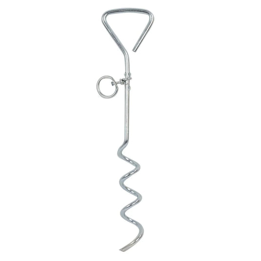 PAWS Metal Spiral Dog Tie Out Stake Header Card