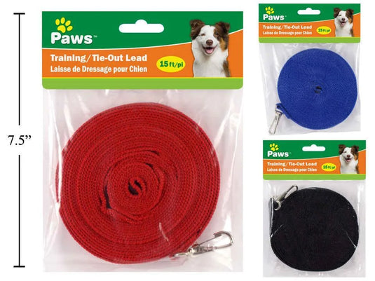 PAWS. 15-ft Training/Tie-out Lead