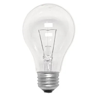 RCA | A19 CLEAR ROUGH SERVICE BULB – 100W, PACK OF 2