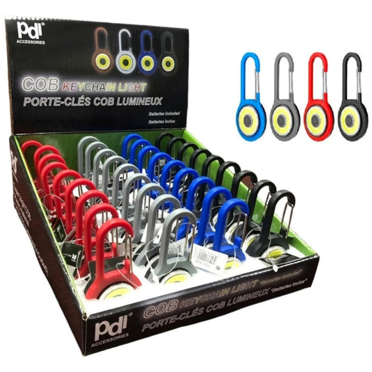 40 Lumens Carabiner COB Key chain Light