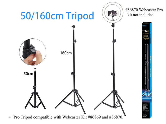 iFocus Webcaster PRO 160 Tripod Extends to 1.6 Meter tripod