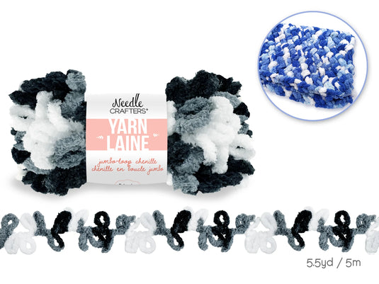Needlecrafters: 100g Poly Jumbo-Loop Chenille Yarn Ball F) Classic