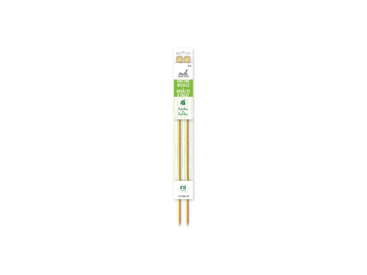 Needlecrafters: #10 (6mm) Bamboo Knitting Needles 35cm