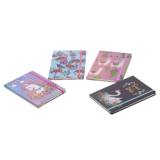 Alum. foil Laser film Notebook 14.5x21cm 80s,70g