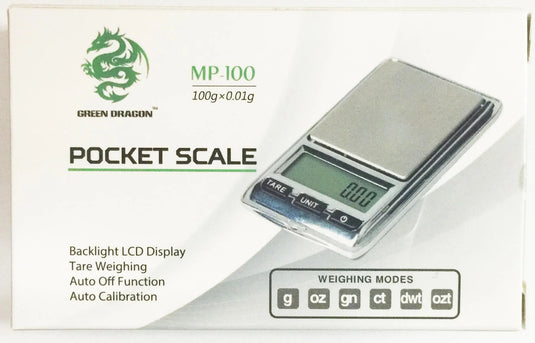 Green Dragon Digital Pocket Mini Scale MP-100 0.01g/100g