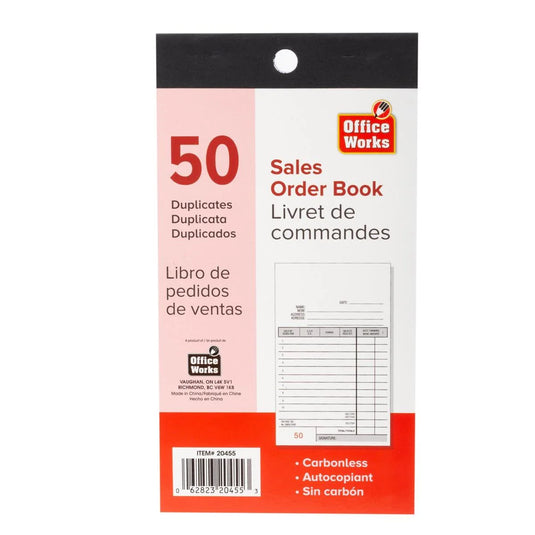 O.WKs. 50-ct Duplicate Sales Book (FY99884