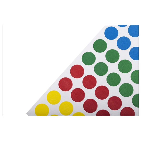 O.WKs. Colour Coding Label, 520-pc., 15/32" Dia., clam pack