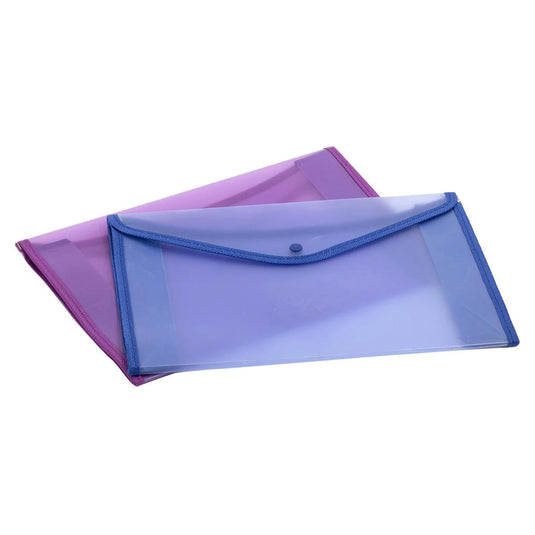 O.WKs. 9.25x13.25" Document File Bag, 4 Colours, label