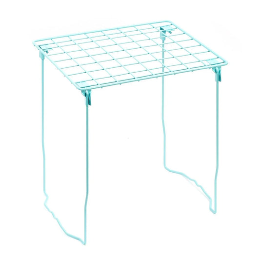 O.WKs. Locker Stack-N-Shelf, BLUE 28.5x25.5cm,Card tie on