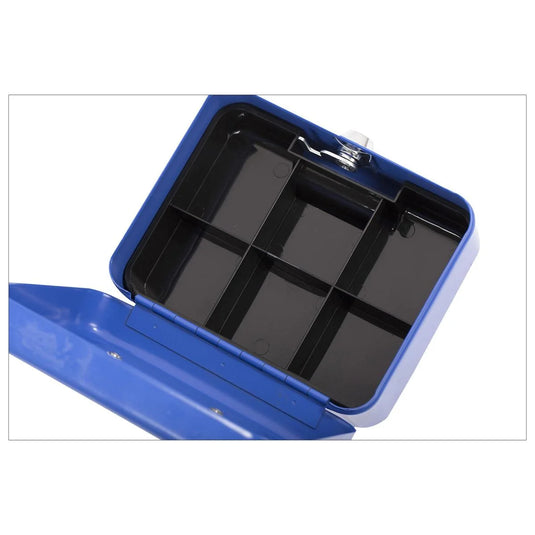 Heavy Duty Cash Box w/lock, 6x4.5x2.5".