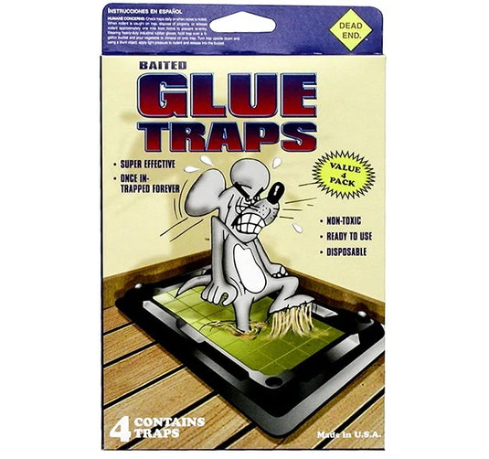 Trap Mouse Glue Board 4 Pack