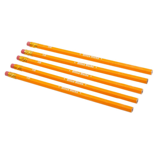 O.Wks. 14-pc. HB Pencil with Eraser w/box